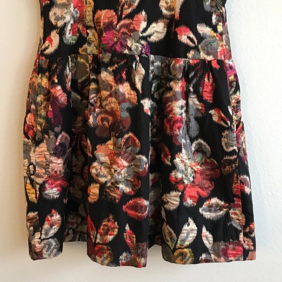 Leifsdottir Anthropologie Floral Formal Dress with Ribbon Tie Size 2 - Picture 6 of 14